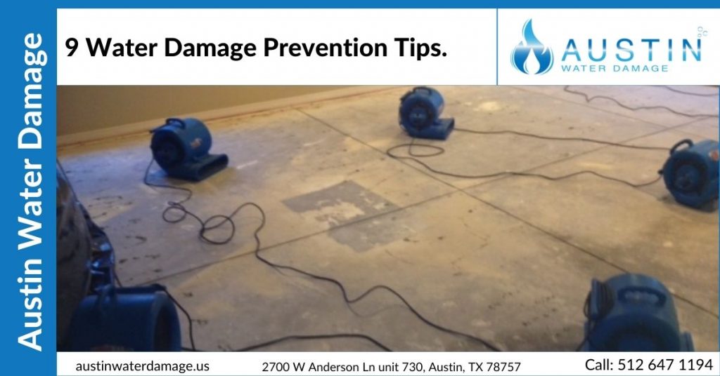 9 Water Damage Prevention Tips.